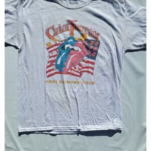 Rolling Stones Hedi Slimane Tour 2012 T-Shirt Size XL